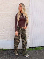 Camo Wide Jeans