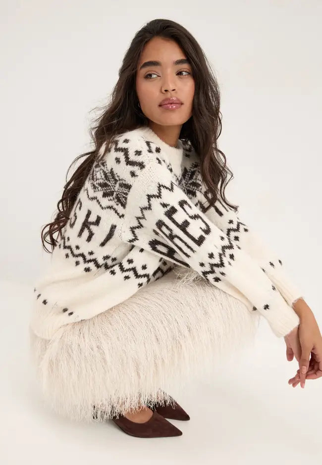 Apres Ski Knit Jumper Cream