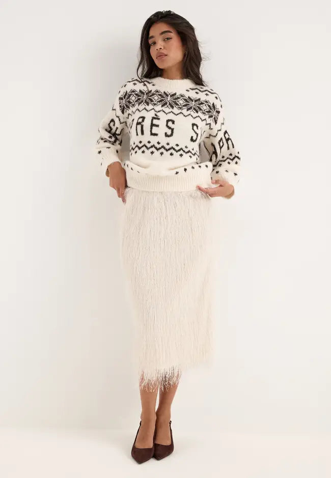 Apres Ski Knit Jumper Cream