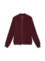 Coco Wine Lightweight Bomber Jacket