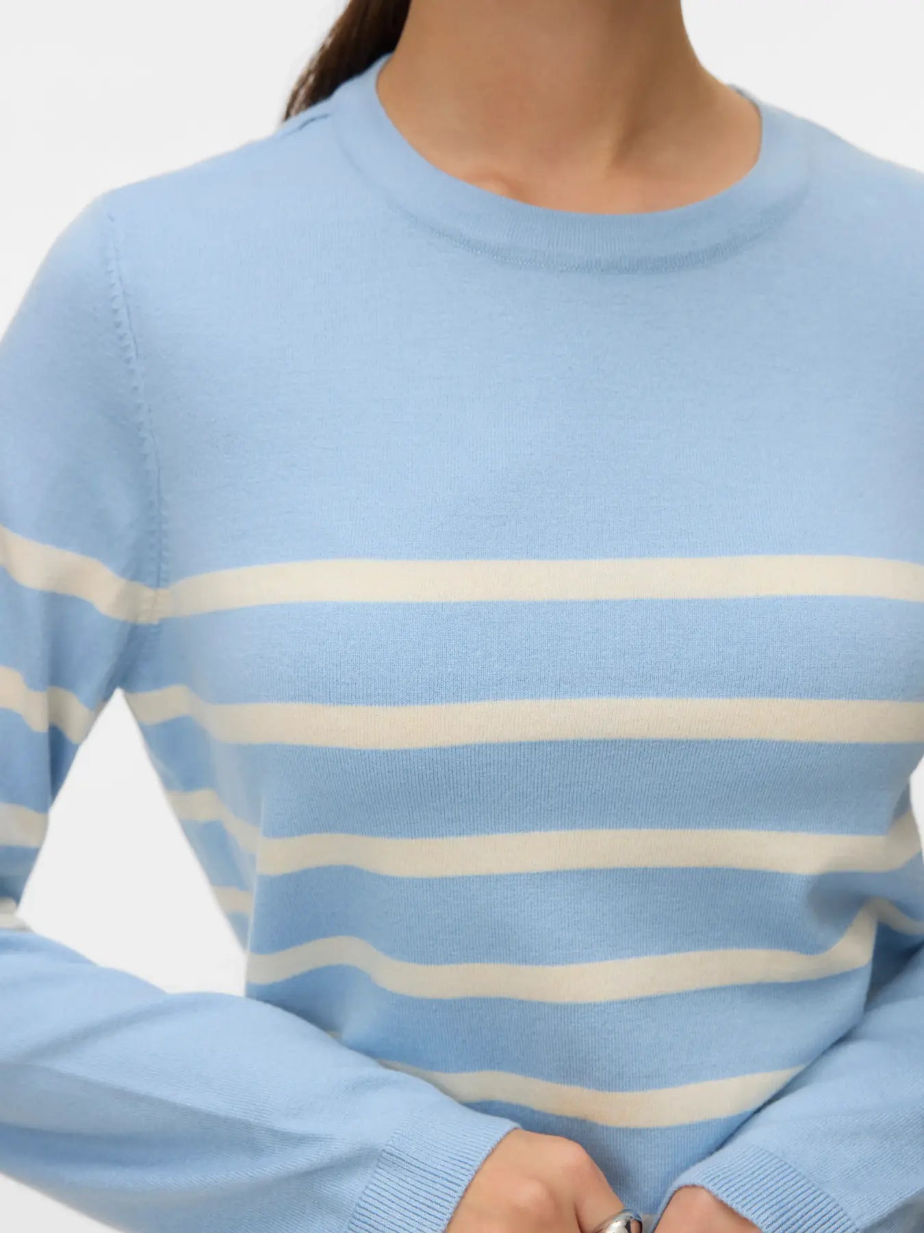 Saba Blue Stripe O-neck Knit