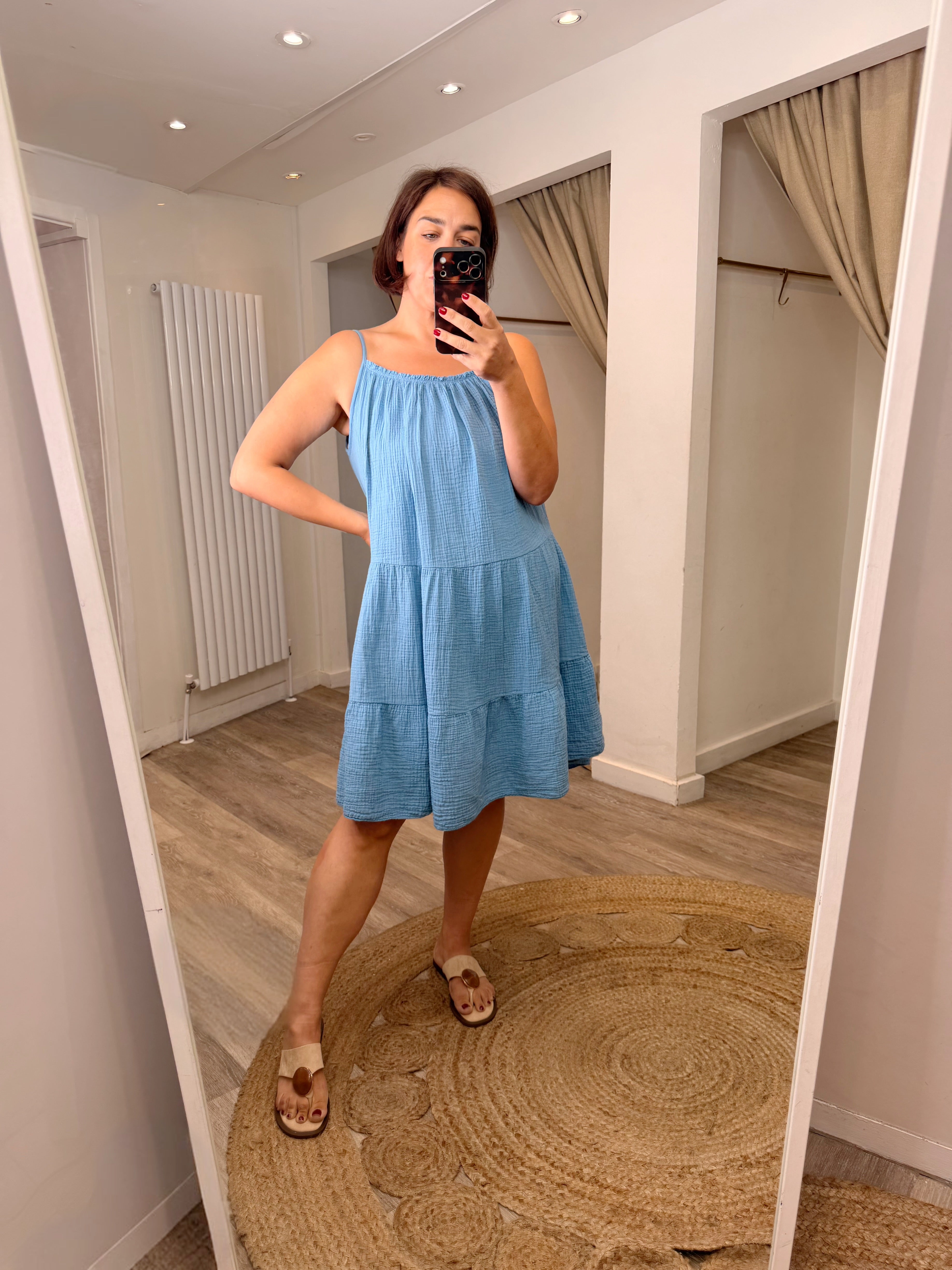 Paige Cheesecloth Swing Dress