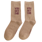 Statment Glitter Socks You Got This