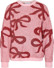 Candy Noisy May Glitter Jacquard Jumper – Romance Rose