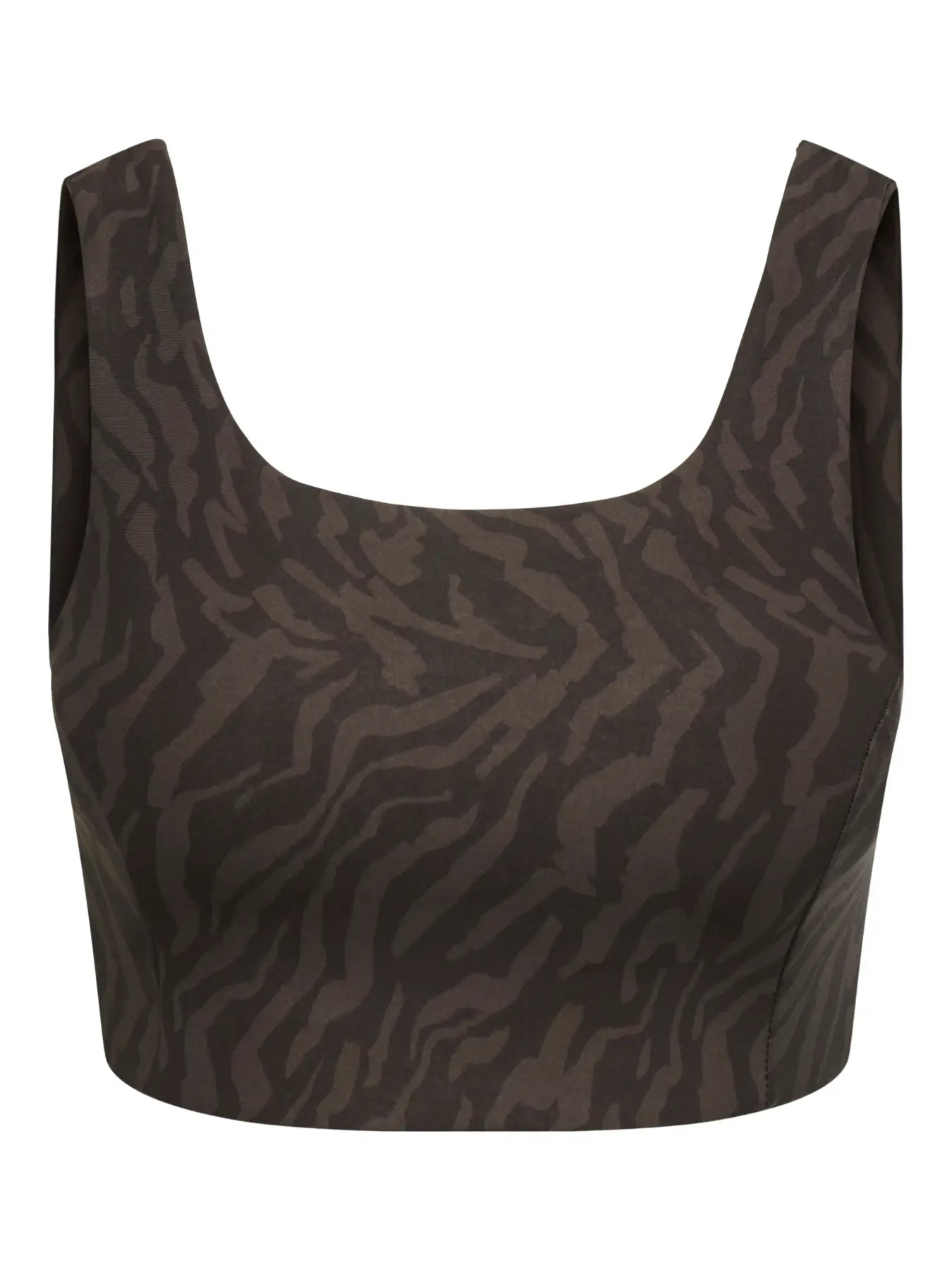 Dana Zebra Sports Bra Brown