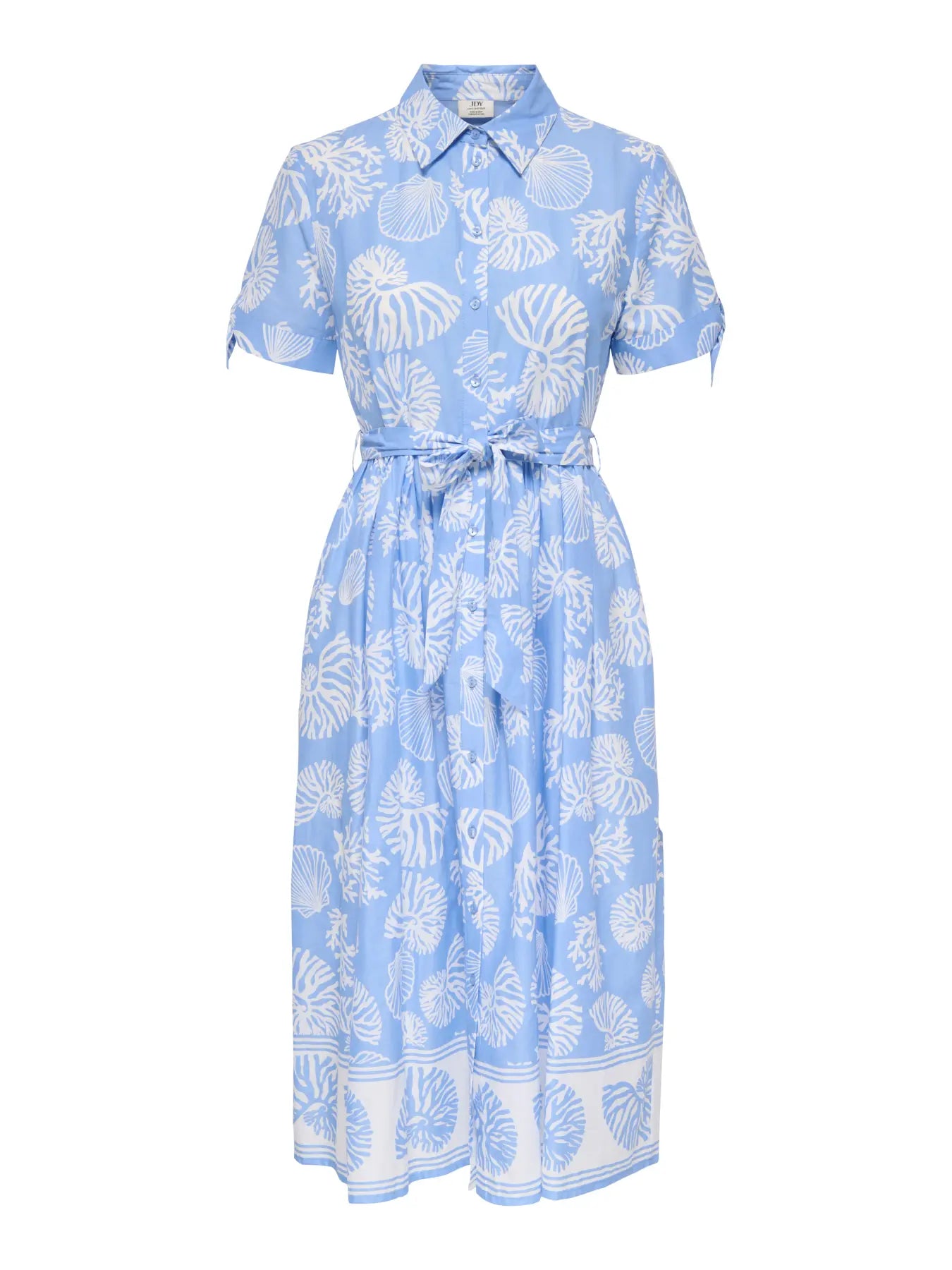 Anna Print Midi Shirt Dress