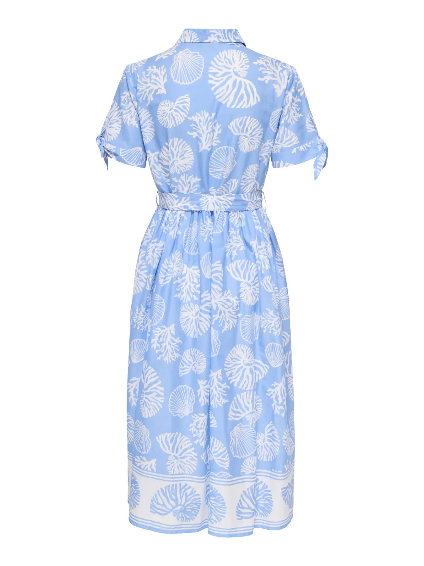 Anna Print Midi Shirt Dress