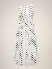 Diago Smock Midi Dress Polka Dot