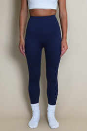 High Waist Sports Leggings - Navy