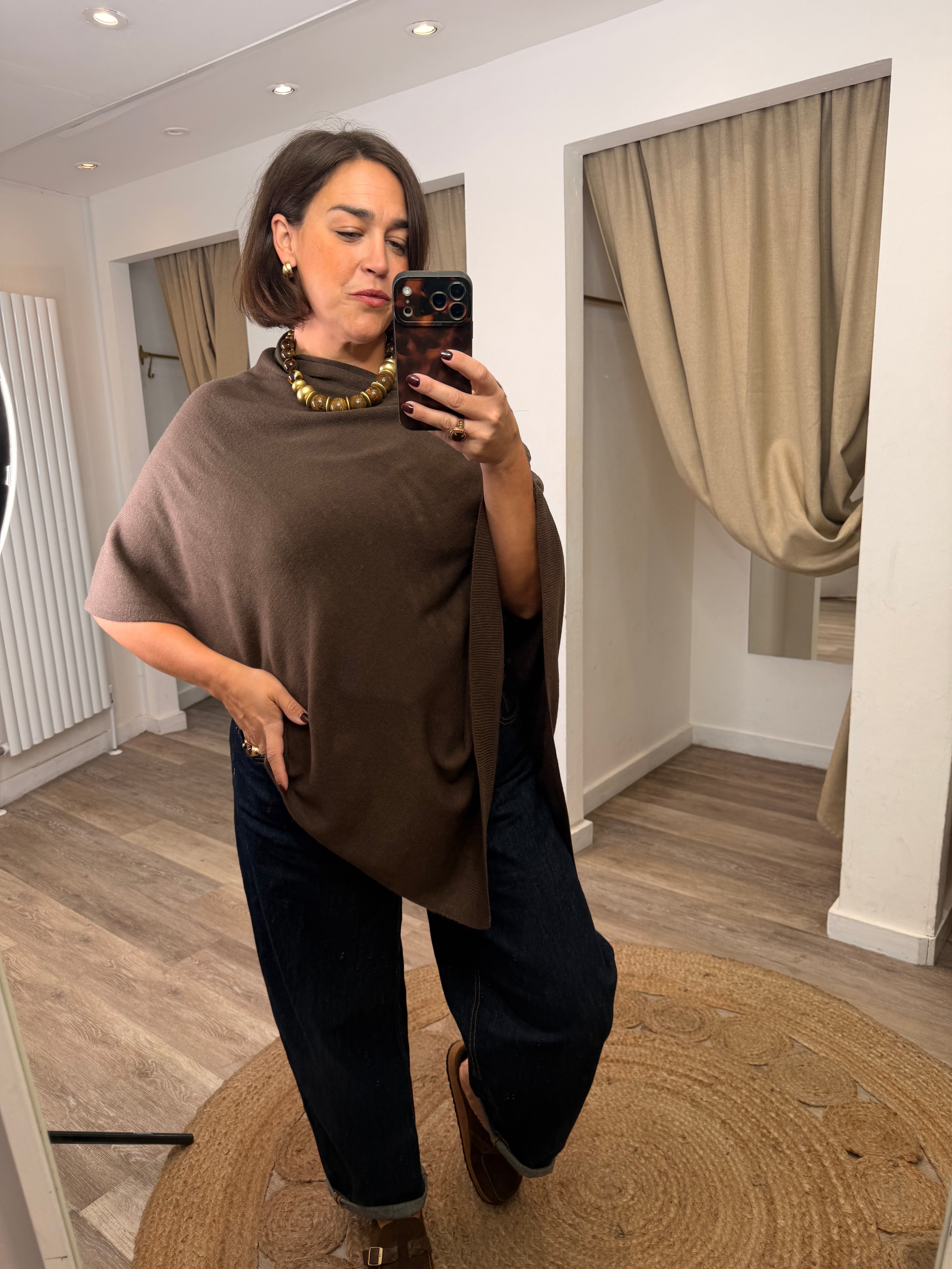 Avalon Knit Poncho