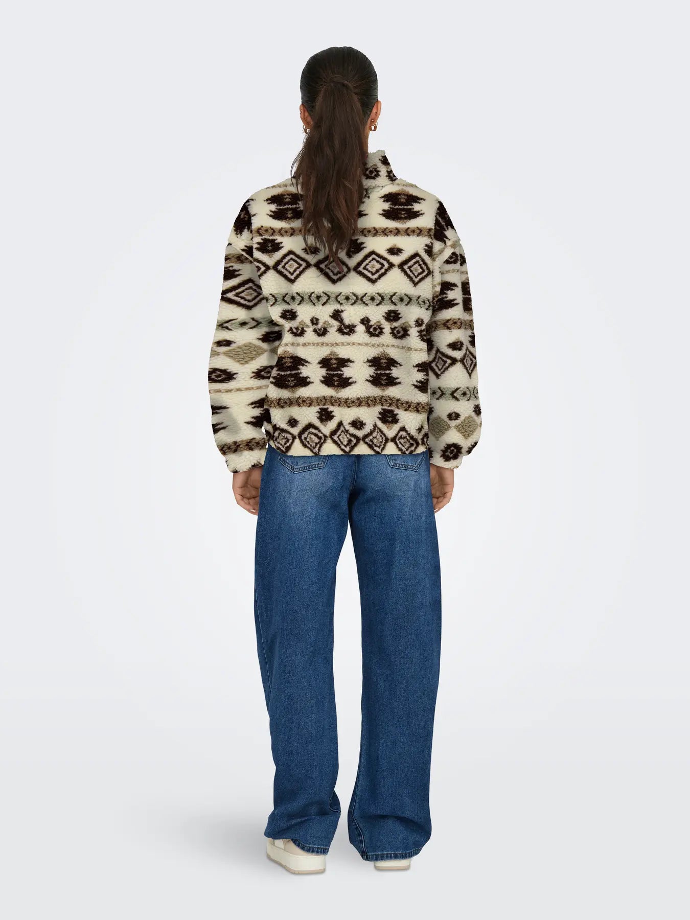 Janne Brown Aztec Teddy Jumper