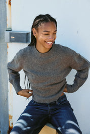 Sloan Waisted O-neck Knit
