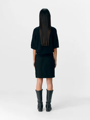 Laney Rubin Flower Detail Short Sleeve Knit Jumper