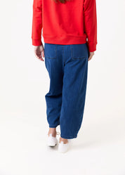 Flick Denim Barrel Leg Trouser
