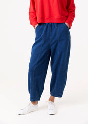 Flick Denim Barrel Leg Trouser