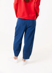 Flick Denim Barrel Leg Trouser