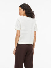 Ollo Textured T-shirt Style Knit