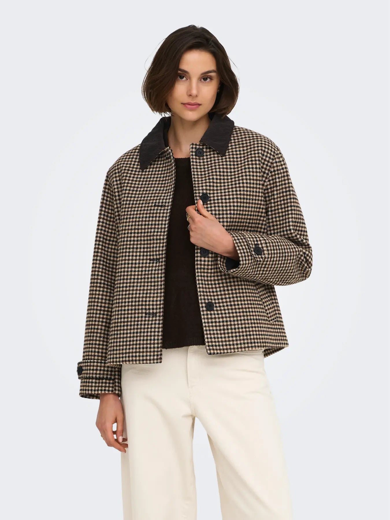Valerie Short Checked Jacket
