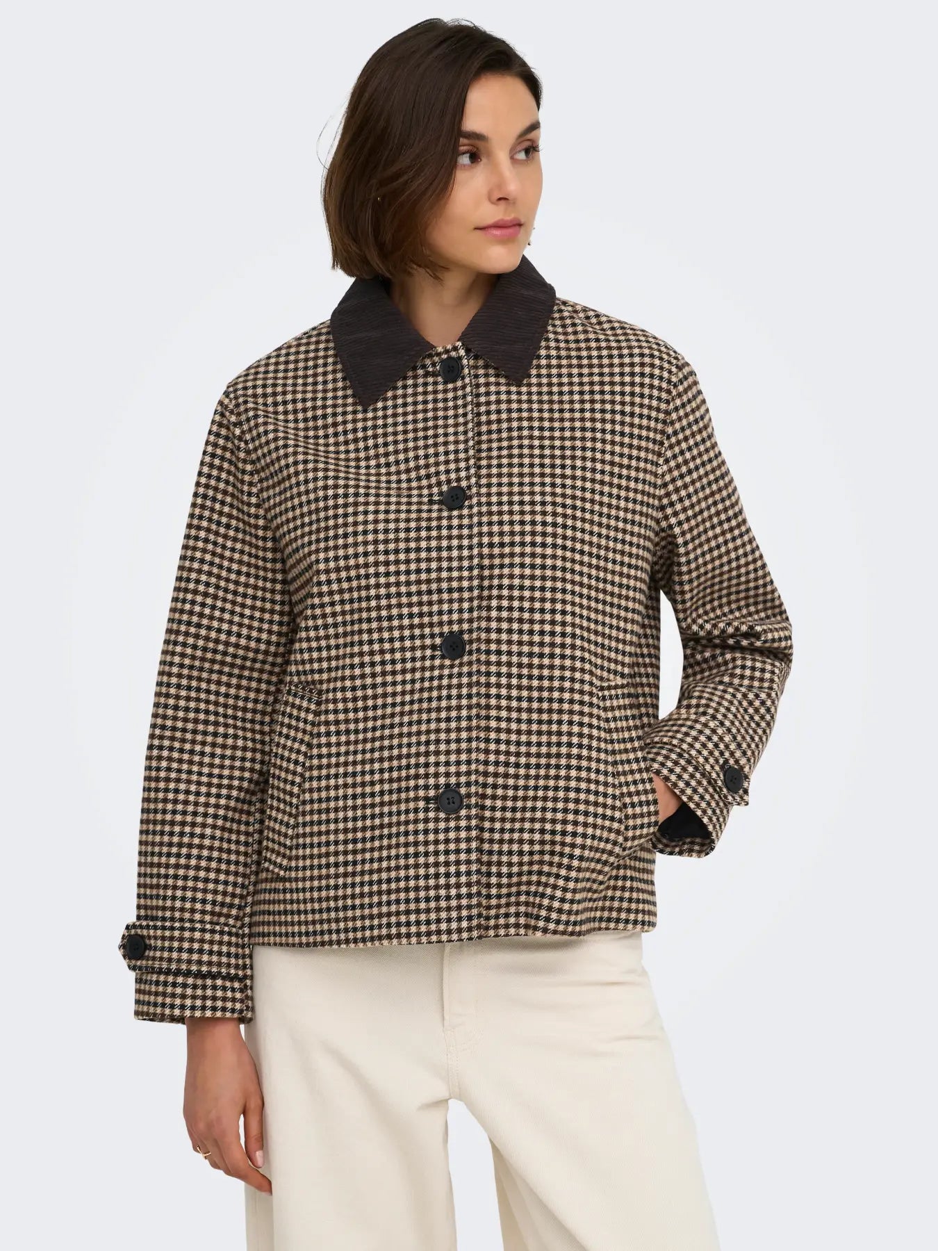 Valerie Short Checked Jacket