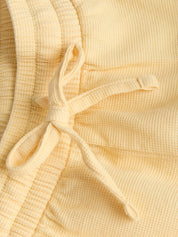 Global Waffle Shorts Yellow