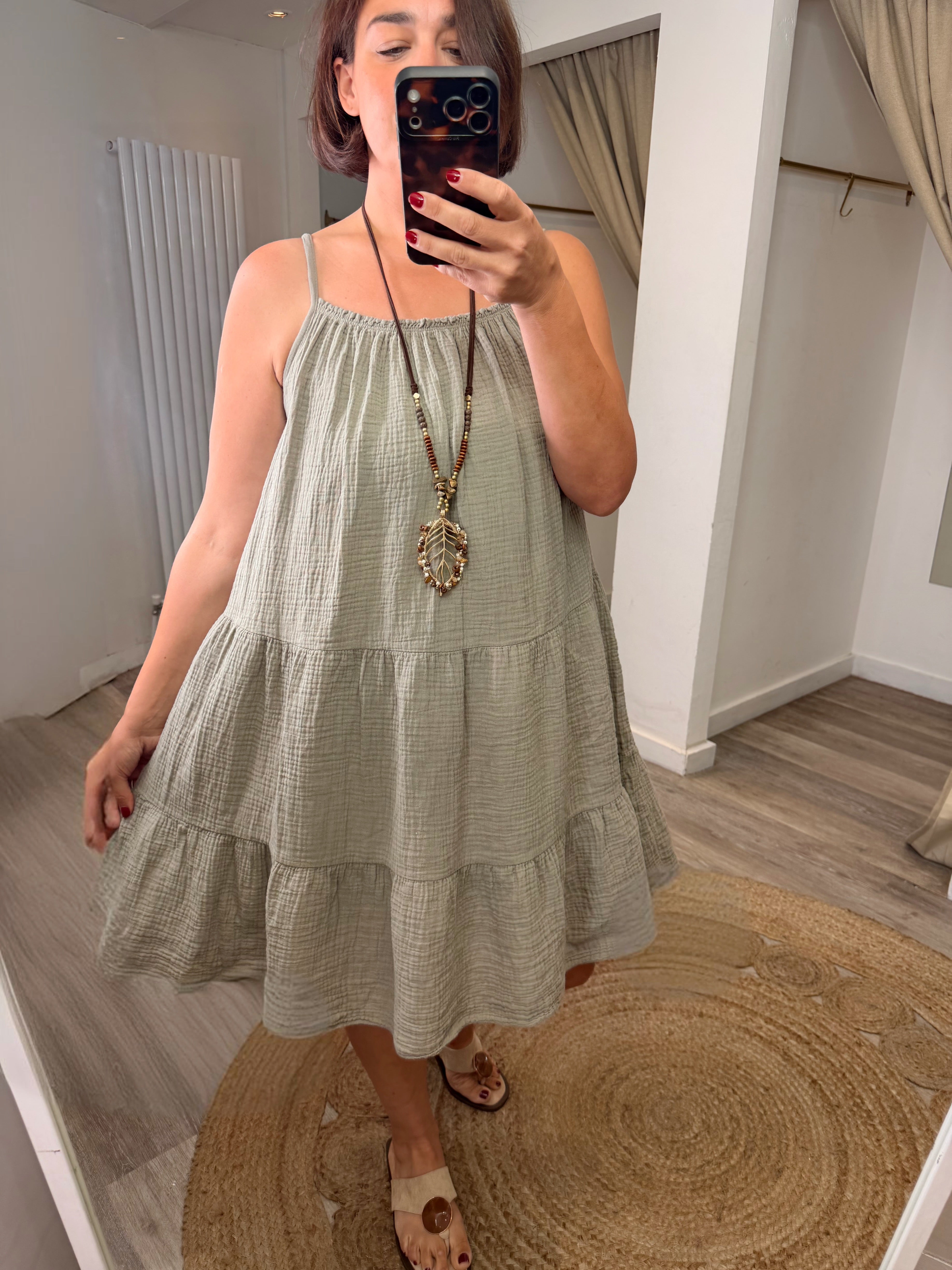 Paige Cheesecloth Swing Dress