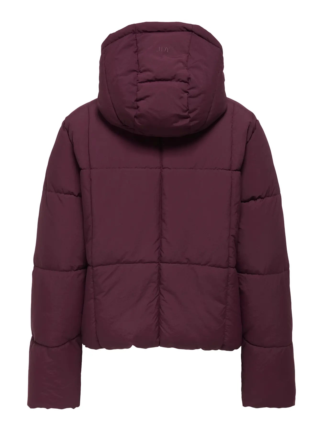 Wonder Burgundy Hooded Puffer Jacket