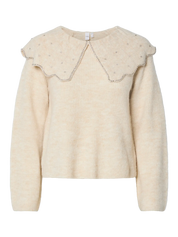 Charma Collar Detail Knit Pullover