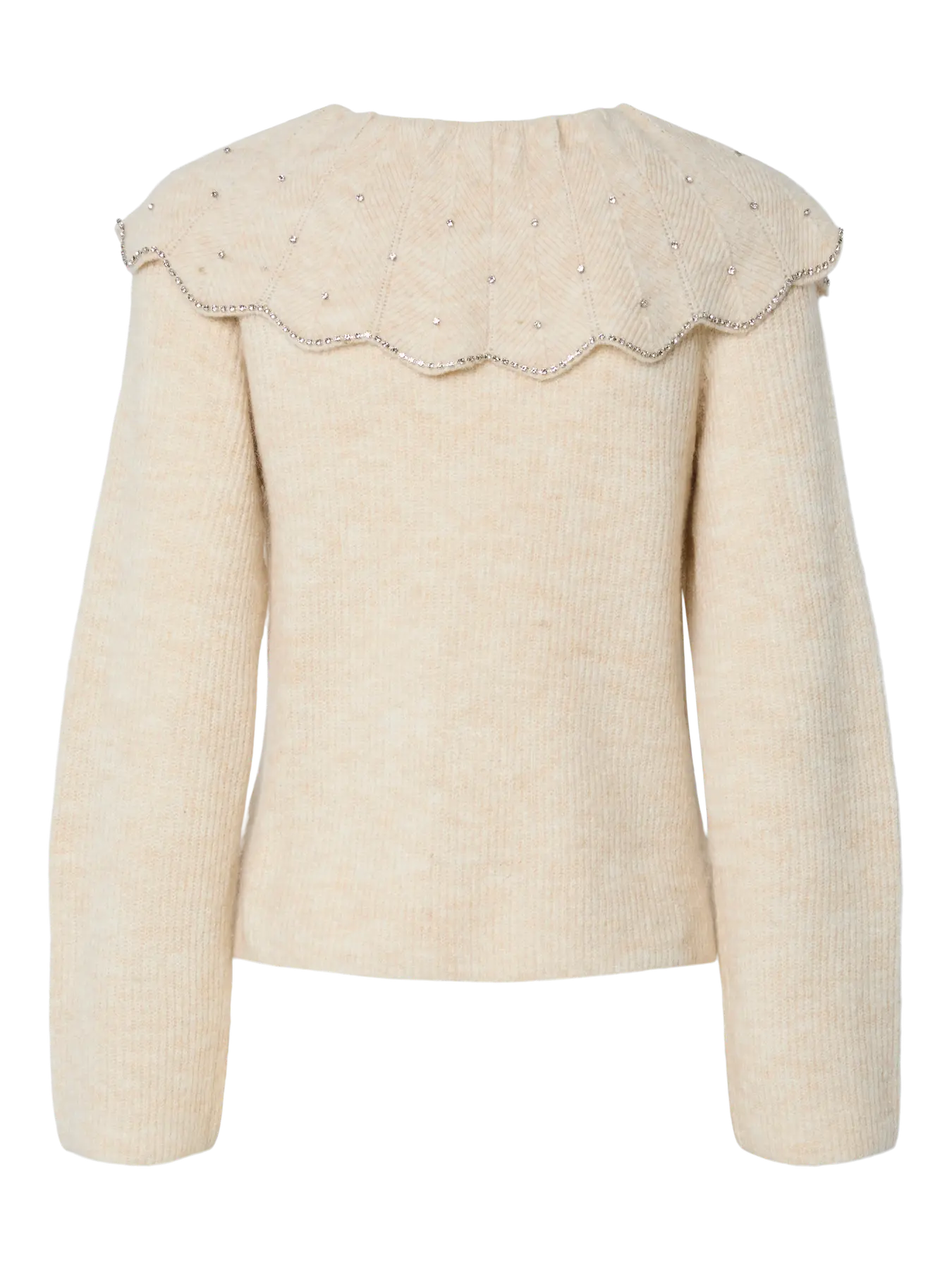 Charma Collar Detail Knit Pullover