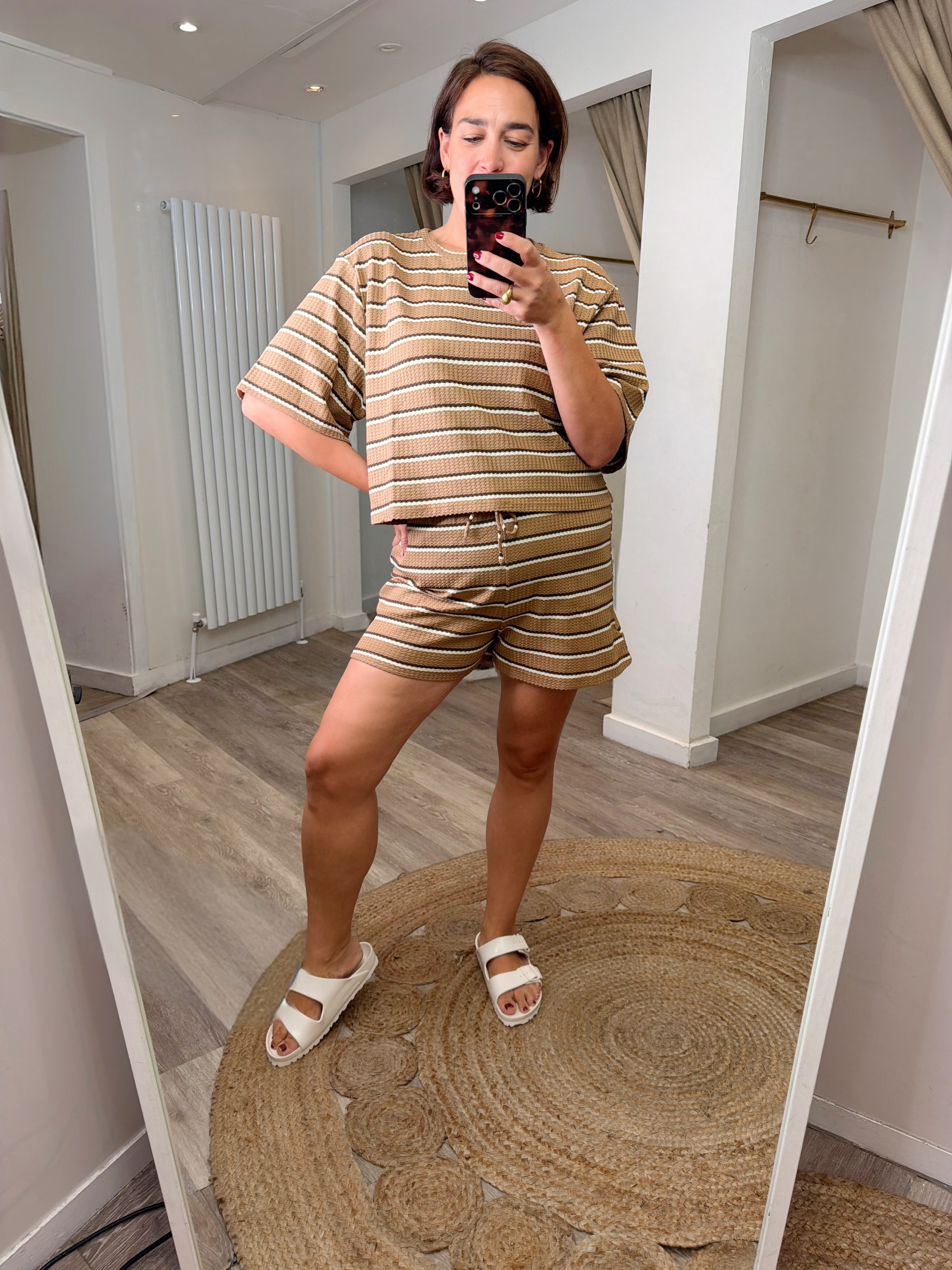 Evie Short Stripe Co-Ord