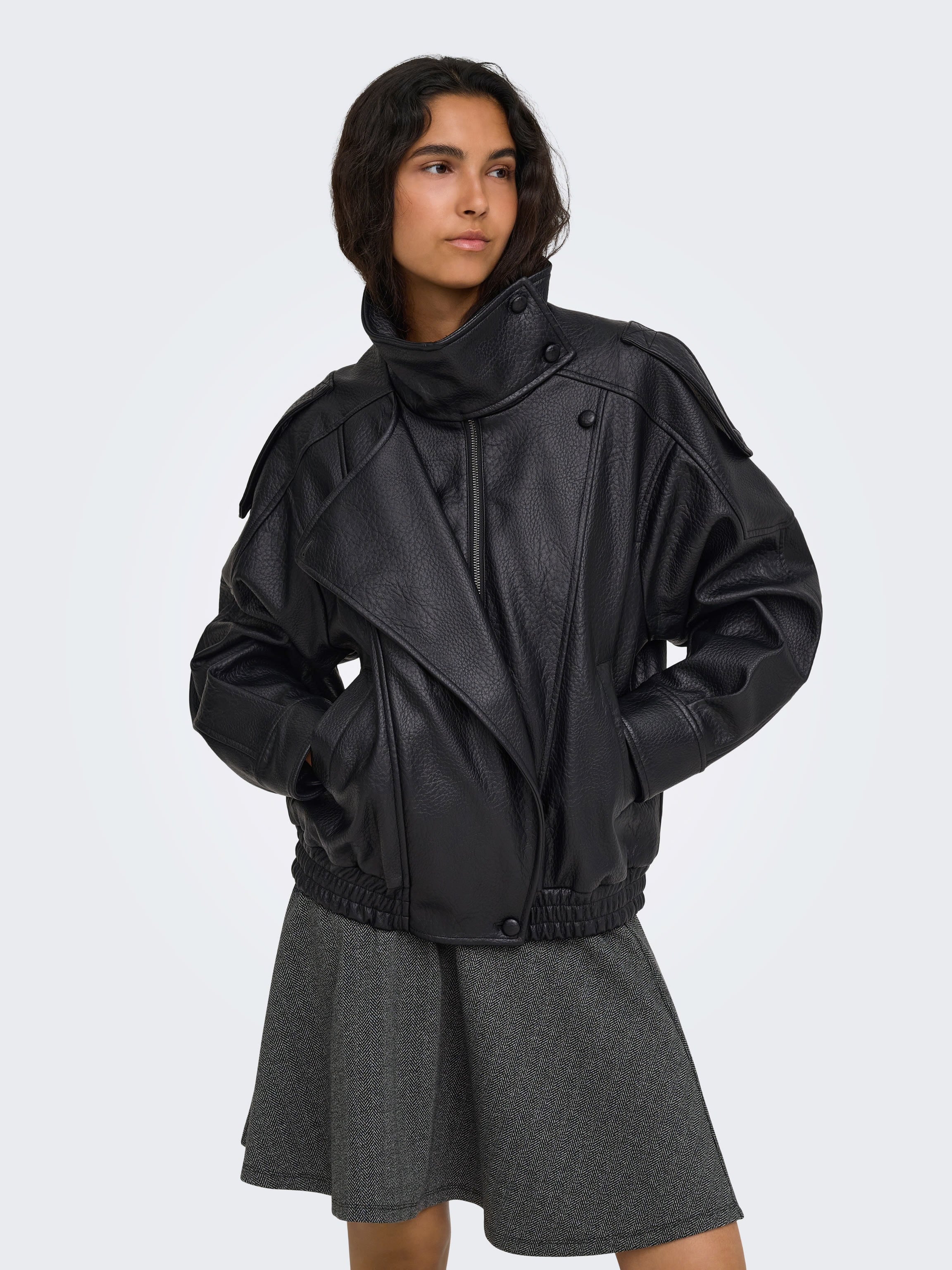 Vani Leather Look Jacket