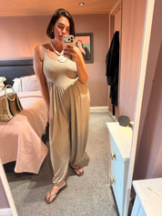 Jesse Balloon Pant Vest Jumpsuit