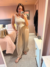 Jesse Balloon Pant Vest Jumpsuit