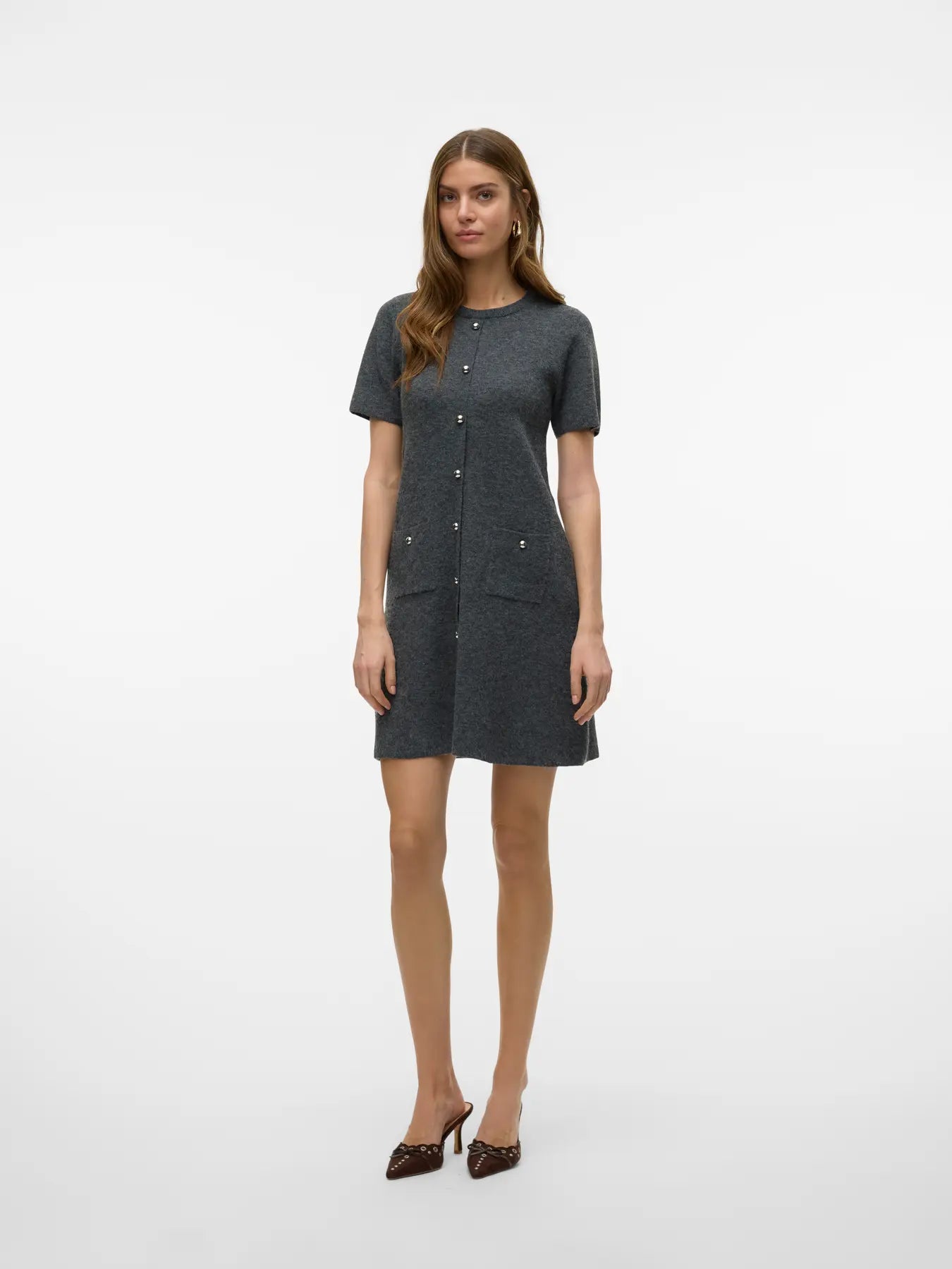 Johanna O-neck Knit Dress