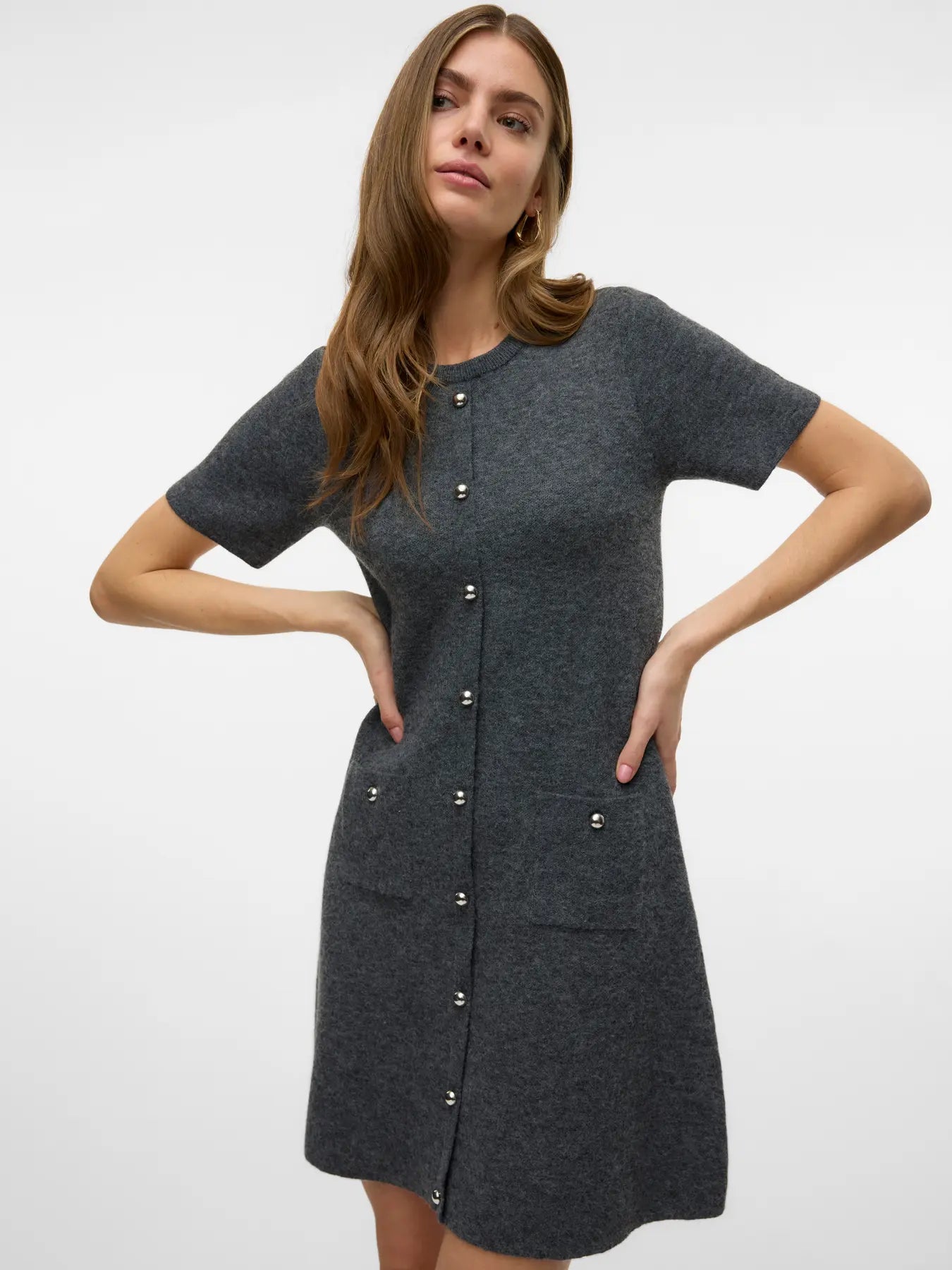 Johanna O-neck Knit Dress