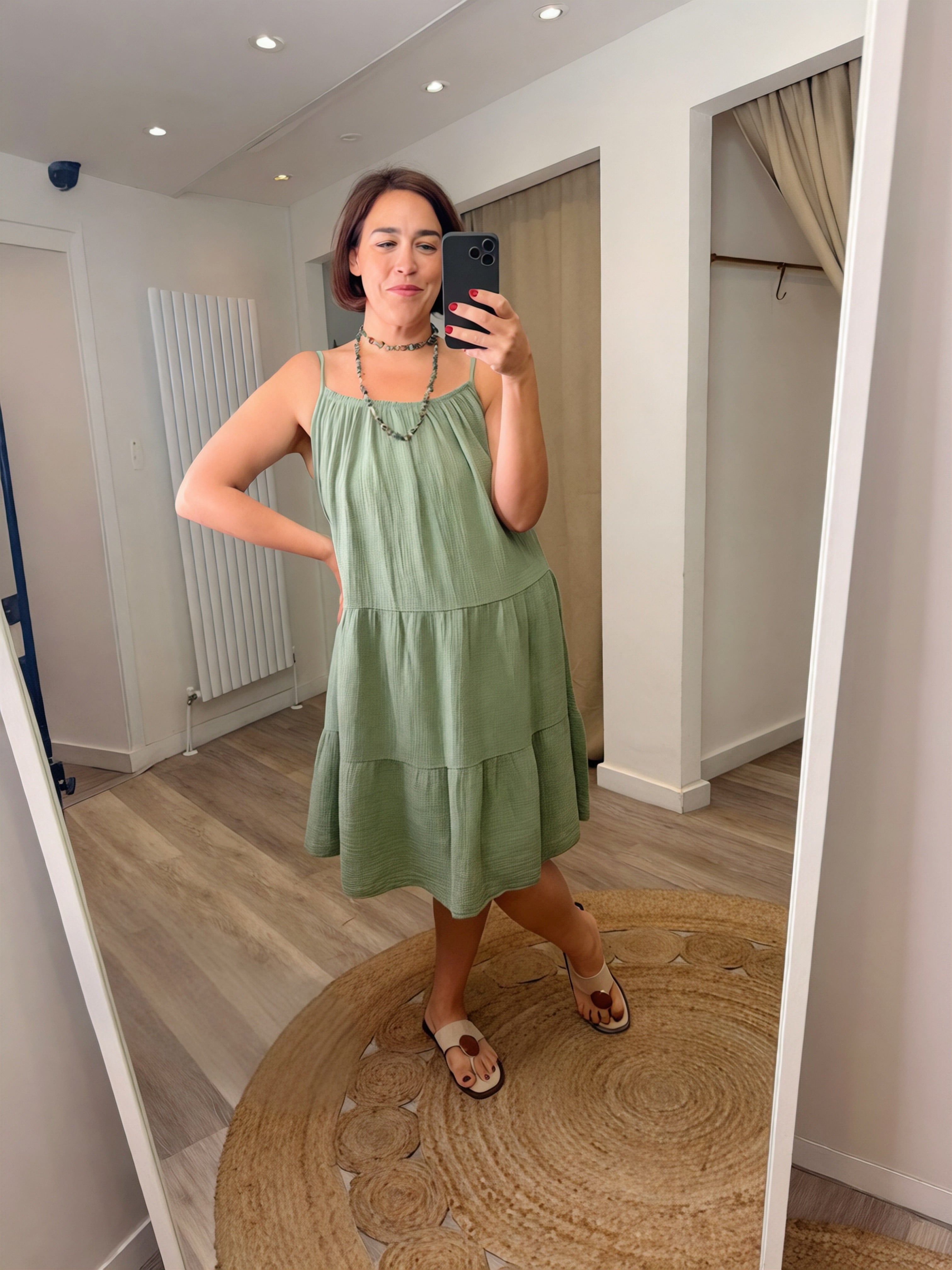 Paige Cheesecloth Swing Dress