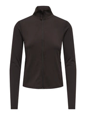 Pmina Sports Zip Up Top Brown