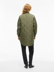 Tate Quilted Longline Coat
