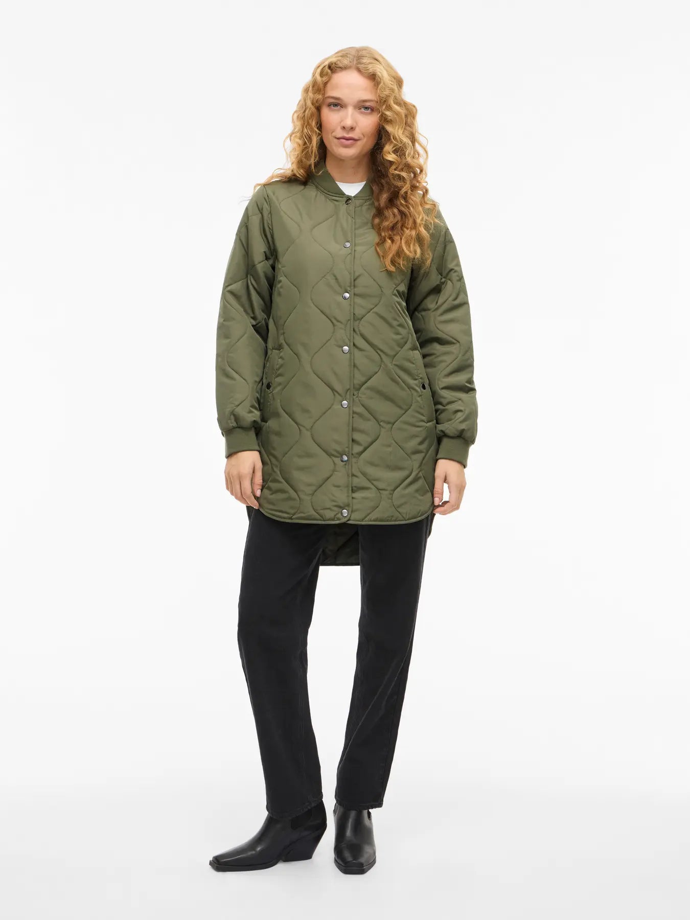 Tate Quilted Longline Coat