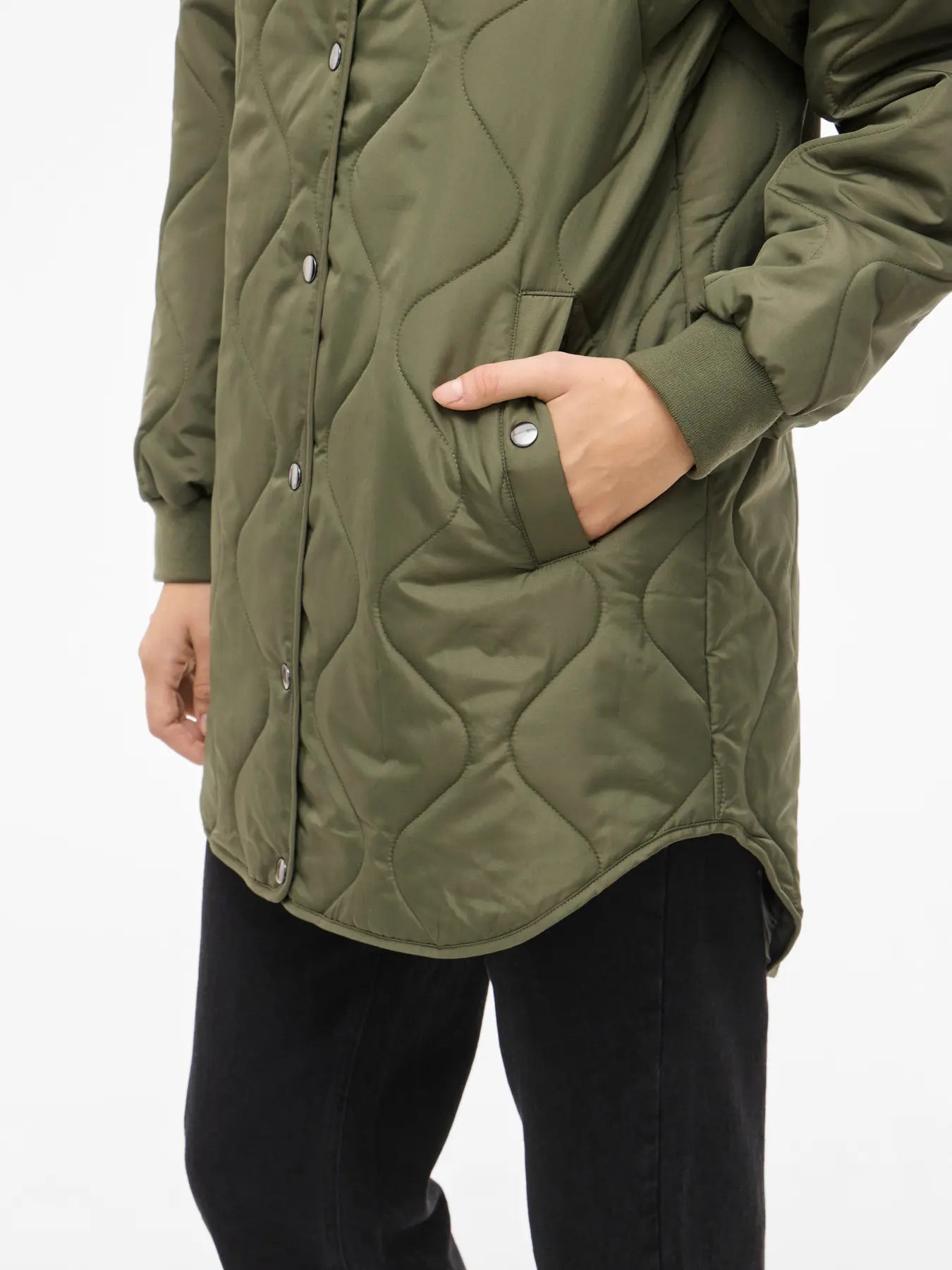 Tate Quilted Longline Coat