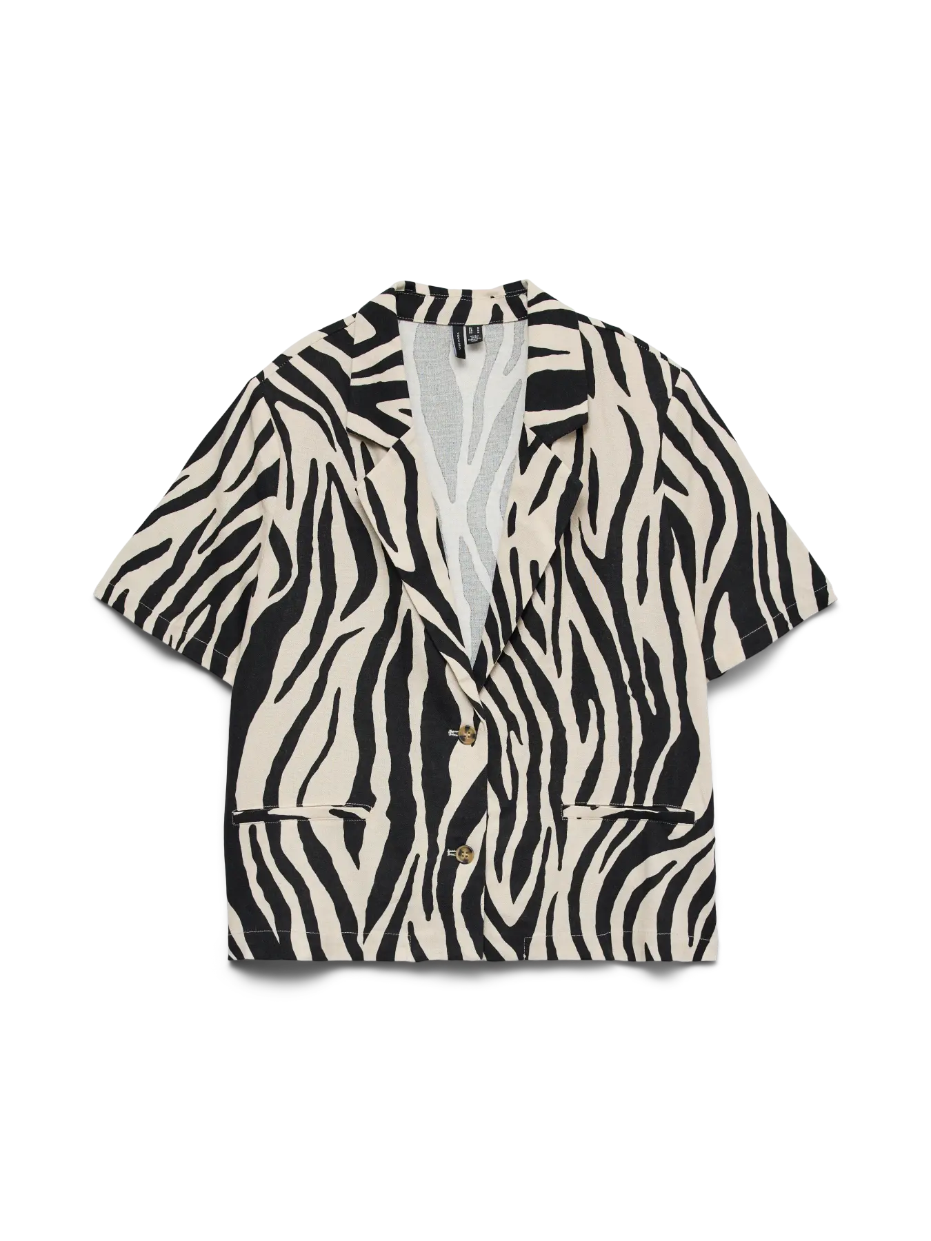 Mymilo Zebra Style Blazer Shirt