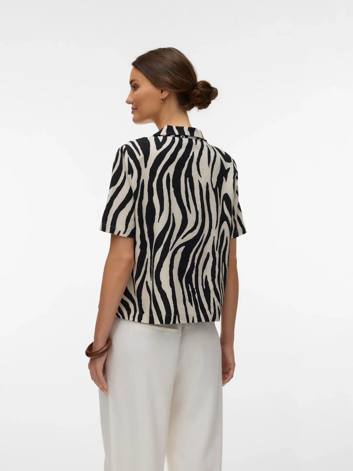 Mymilo Zebra Style Blazer Shirt