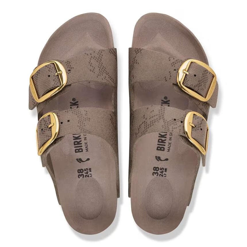 Birkenstock Arizona Big Buckle Python Taupe
