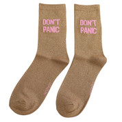 Statment Glitter Socks Don’t Panic