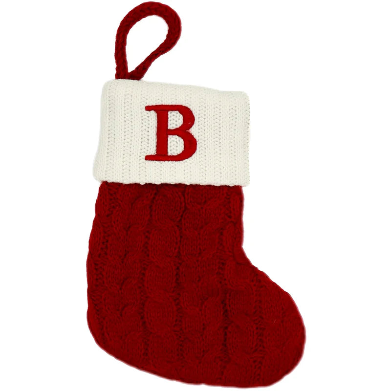 Initial Stocking Decoration