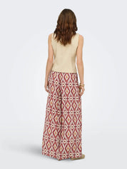 Mikasi Print Wide Leg Trousers