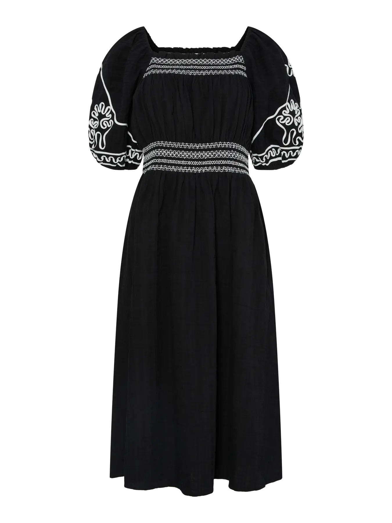 Gigga Black Milk-Maid Style Midi Dress