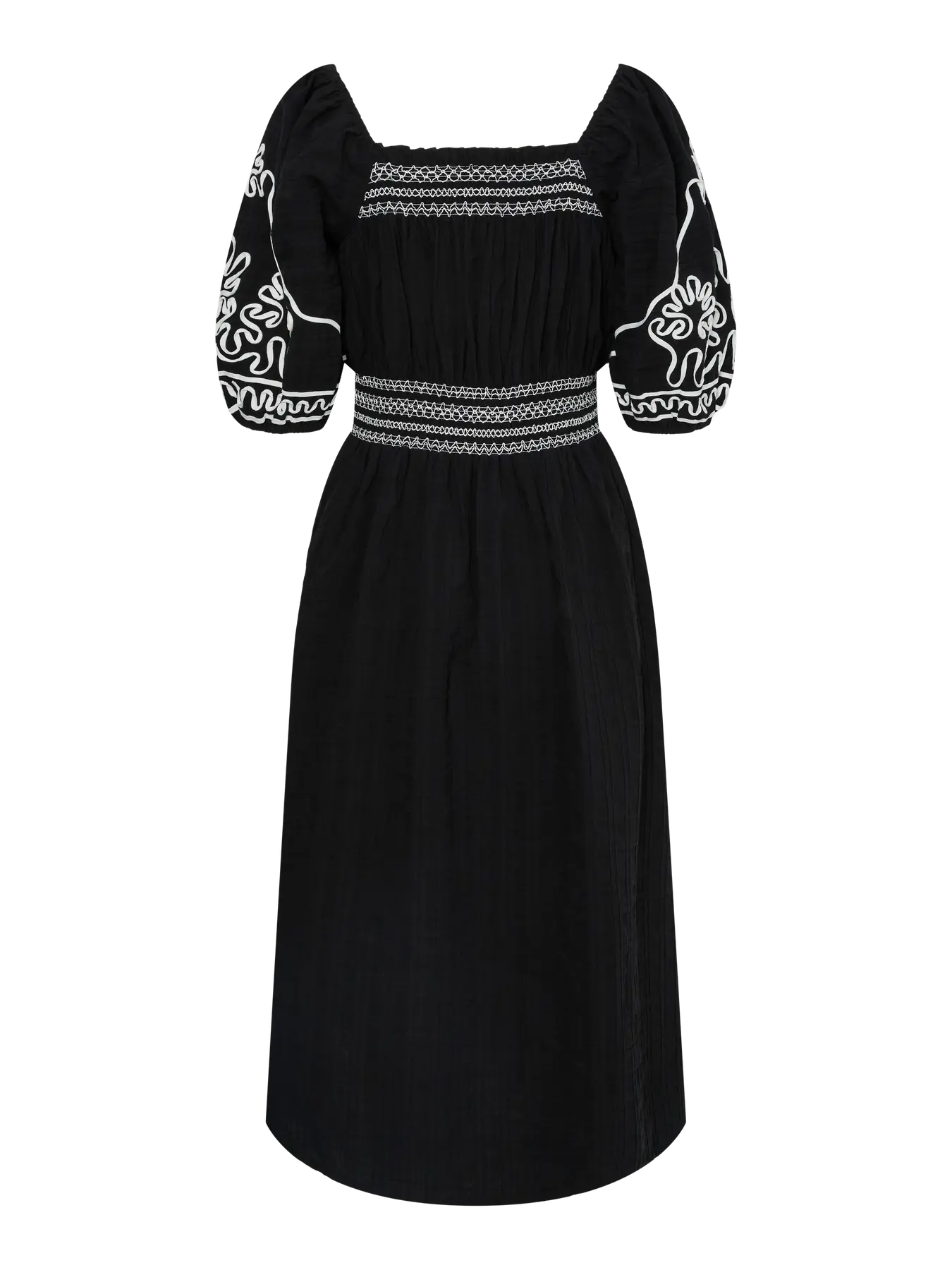 Gigga Black Milk-Maid Style Midi Dress