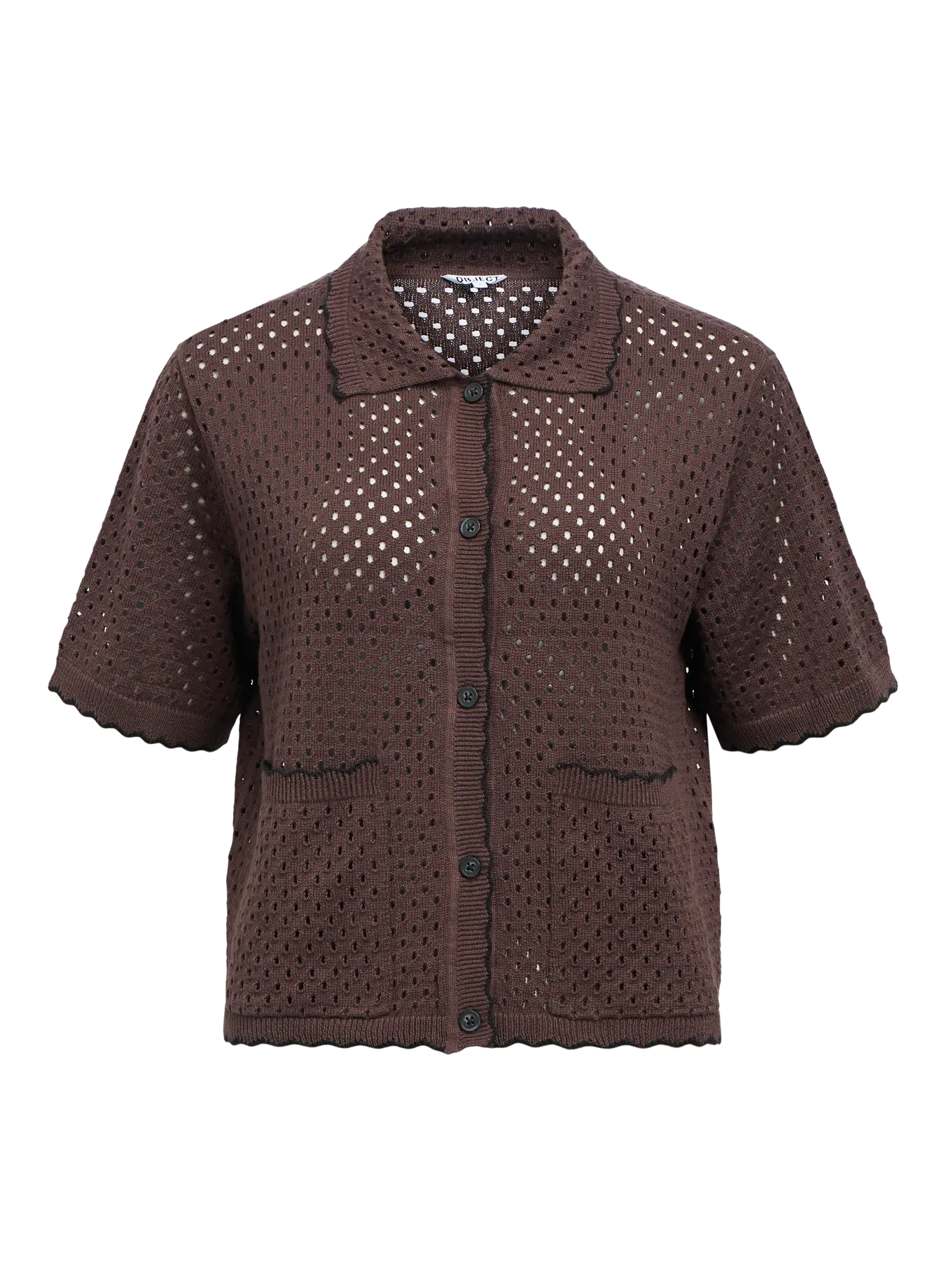 Lynel Brown & Black Contrast Cardigan