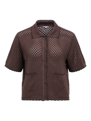Lynel Brown & Black Contrast Cardigan