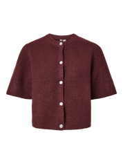 Silly Wine O-neck Knit Cardigan
